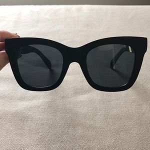Quay black matte sunglasses